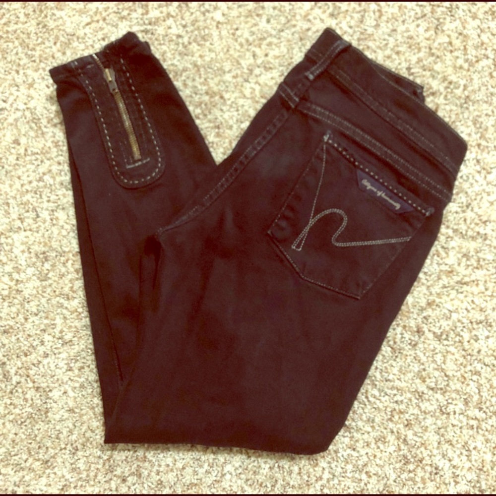 Citizens of Humanity ankle length black jeans 28